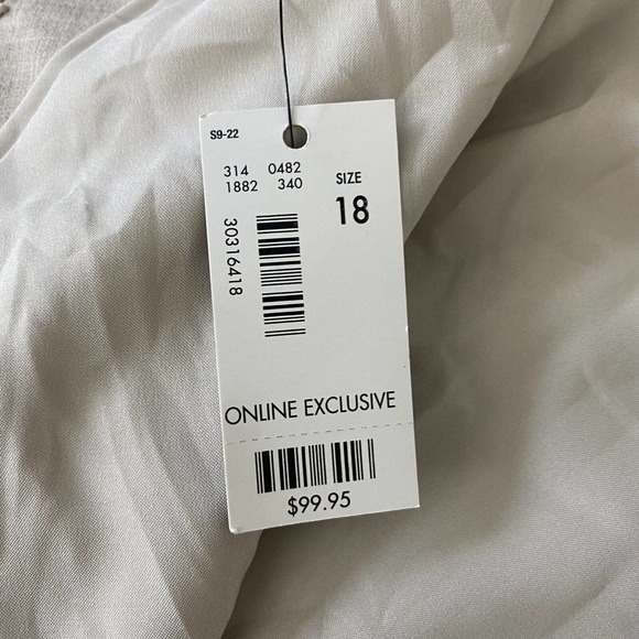 The Limited Collection Beige Midi Sheath Dress NWT $99 Sleeveless Career Wear - Picture 3 of 8